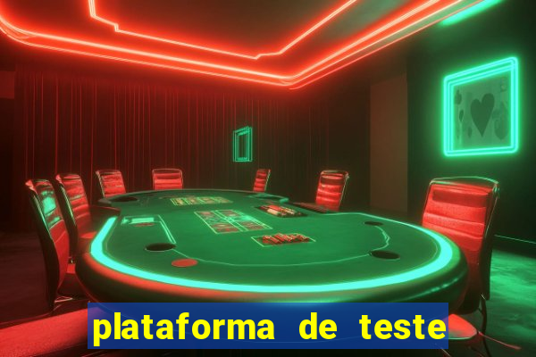 plataforma de teste pg demo